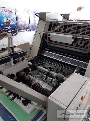 Maszyna offsetowa ADAST DOMINANT 725 (waga około 4 t, maszyna składa się z 4 połączonych modułów, celem załadunku koniecznie jest ich rozdzielenie we własnym zakresie nabywcy) 